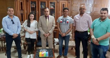 محافظ شمال سيناء يستقبل وفد صباح الخير يامصر المتجه إلى غزة 