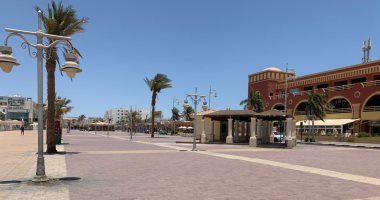 تطوير أكبر ممشى سياحى بالغردقة ضمن خطة المشروعات السياحية.. لايف