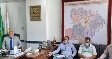 رئيس مياه المنوفية يجتمع برؤساء القطاعات والأفرع لمناقشة آلية تحسين الخدمة