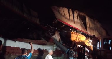 التفاصيل الكاملة لحريق محطة الحاصلات الزراعية بالبحيرة واشتعال 12 عنبرا للفاكهة