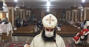 شاهد قداس "عيد الصعود" بكنيسة مارجرجس بأرمنت الوابورات بالأقصر