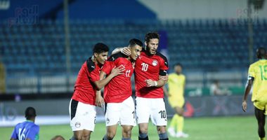 فيديو وصور.. مصطفى محمد يضيف الهدف الثانى للمنتخب الأولمبى فى شباك الأولاد
