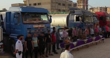 الداخلية تضبط 20 لصًا تخصصوا فى سرقة خطوط البترول بـ27 سيارة نقل بفنطاس
