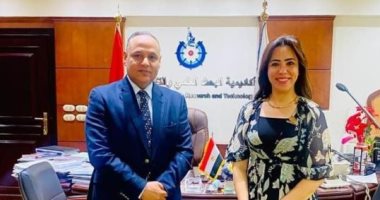 النائبة غادة على تبحث مع رئيس أكاديمية البحث العلمى الاستفادة من ثروات الواحات