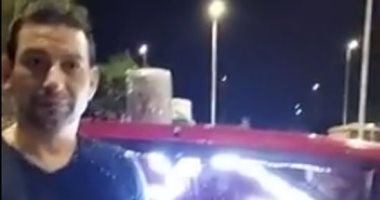 أحمد أبو الدهب شاب حول عربيته لكافيه متنقل بممشى المريوطية.. فيديو