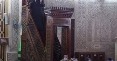 ‎وزير الأوقاف يؤدى صلاة الجمعة بمسجد أبو العباس فى الإسكندرية.. صور