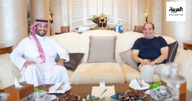 الرئيس السيسى يلتقى ولى العهد السعودى محمد بن سلمان في شرم الشيخ