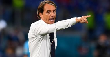 مانشيني: الفوز على سويسرا لم يكن سهلا ونأمل فى عدم خطورة إصابة كيليني