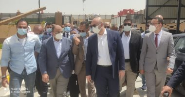 وزير التنمية يتابع أعمال المحطة الوسيطة بمركز ناصر ضمن مشروعات منظومة النظافة.. لايف