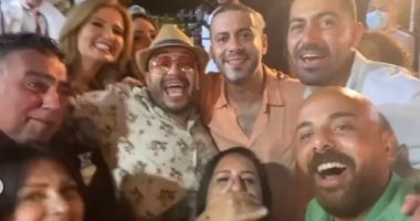 فرحة من القلب .. صور جديدة لحفل زفاف محمد فراج وبسنت شوقي