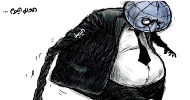 كاريكاتير سعودى.. شبح اليمين المتطرف يسيطر على العالم 