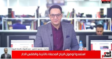 استعدوا لوصول الرياح المحملة بالأتربة بسرعة 55 كيلو.. "فيديو"