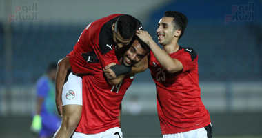 منتخب مصر الأولمبى يحقق فوزا جديدا على جنوب أفريقيا بثلاثية نظيفة.. فيديو