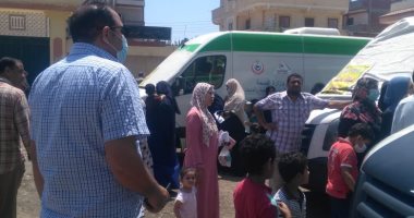 غلق المخالفة وحملات لرفع كفاءة رافد الطريق الدولى والإنارة بكفر الشيخ