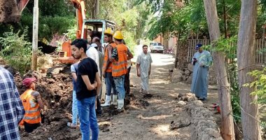 حياة كريمة.. بدء أعمال توصيل الغاز الطبيعي والصرف لقرية دنشواى بالمنوفية