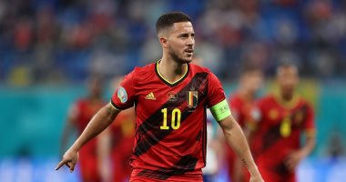 يورو 2020.. هازارد: منتخب بلجيكا يهدي الفوز على روسيا إلى إريكسن