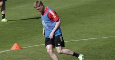 يورو 2020.. دى بروين يعود لتدريبات بلجيكا استعدادًا للقاء الدنمارك "صور"
