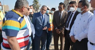 شاهد أعمال إنشاء مشروع كوبرى الثقافة بسوهاج بتكلفة 300 مليون جنيه