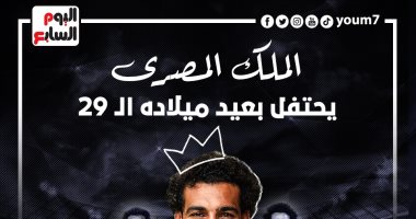 فخر العرب محمد صلاح يحتفل بعيد ميلاده الـ 29 ..إنفو جراف