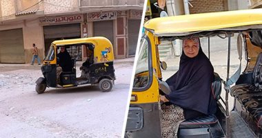 فخر الهانوفيل بالإسكندرية.. "أم محمد" تقود توك توك لتعيش بالحلال.. أقنعت صديقتها بشرائه والعمل عليه..صابرين: بشتغل 10 ساعات متواصلة وميهمنيش كلام الناس.. ابنها: فخور بأمى.. والأهالى :ست أمينة وجدعة.. فيديو وصور