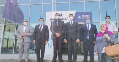 متدربو البرنامج الرئاسى ونائب محافظ القليوبية يتفقدون منشآت جامعة بنها بالعبور
