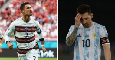 رونالدو يواصل التفوق على ميسي بعد التوهج فى يورو 2020 .. إنفوجراف