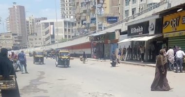 حملة لفض أسواق الطيور وإنهاء التجمعات بميدان الشون فى المحلة الكبرى
