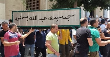 توفى أثناء عمله.. عمداء وأساتذة جامعة طنطا يشيعون جنازة عميد كلية التربية ..لايف