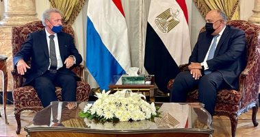 سامح شكرى: بحثت مع وزير خارجية لوكسمبورج قضيتى "سد النهضة" و"فلسطين"