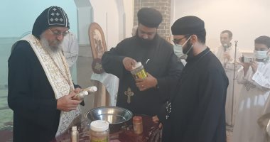 كنيسة العذراء مريم بالأقصر تحتفل بعيد نقل أعضاء الشهيد مرقوريوس لكنيسته بالقاهرة
