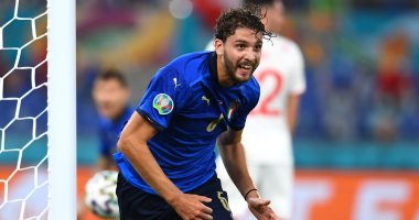 يورو 2020.. إيطاليا تتقدم بهدف على سويسرا فى شوط مثير وإصابة كيليني "فيديو"