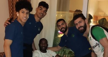 زيارة فريق الاتحاد السكندري لـ سيسيه قبل مواجهة المقاصة.. صور