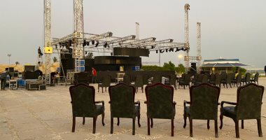 الاستعدادات النهائية لحفل افتتاح مهرجان الإسماعيلية.. صور