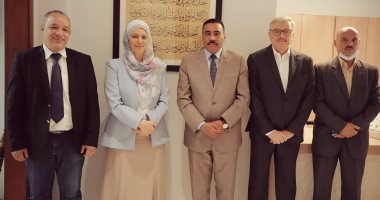 تعرف على لقاء محافظ مطروح بمدير الصندوق الهاشمى والأميرة بسمة بالأردن