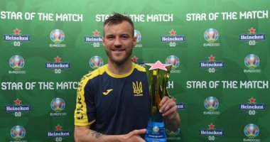 يورو 2020.. يارمولينكو أفضل لاعب في مباراة أوكرانيا ضد مقدونيا 