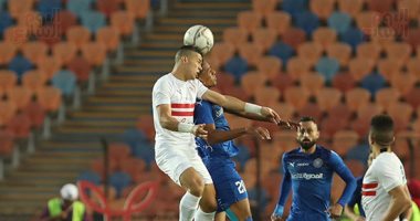 الزمالك يتقدم على أسوان بهدف نظيف فى الشوط الأول.. فيديو