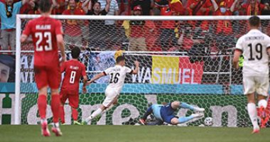 هدفان لآل هازارد فى اليورو.. ثورجان يعادل رقم شقيقه إيدين بهدف لكل لاعب