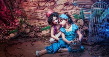 علاء الدين والأميرة ياسمين.. طفلة تعيش يوم فى الكارتون المفضل لها بفوتوسيشن