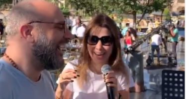 كواليس استعداد نانسى عجرم لحفلها اليوم بالقاهرة.. فيديو وصور