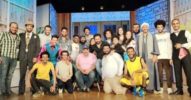 بيومى فؤاد ضيف عروض comedy club على مسرح جراند طيبة