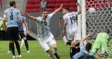 الأرجنتين تتفوق على أوروجواى بهدف فى الشوط الأول بـ كوبا أمريكا.. فيديو