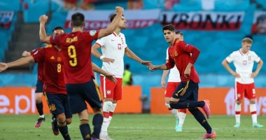 منتخب إسبانيا يتفوق على بولندا بهدف فى الشوط الأول بـ يورو 2020.. فيديو