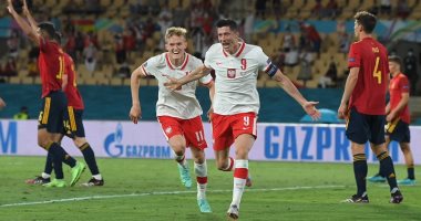 إسبانيا ضد بولندا.. ليفاندوفسكى يحقق رقما تاريخيا فى أمم أوروبا 