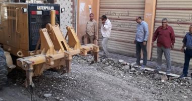 حملات لإزالة الإشغالات ورفع كفاءة الإنارة وتجديد شبكة المياه والصرف بكفر الشيخ
