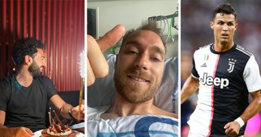 يوميات نجوم الرياضة × أسبوع.. محمد صلاح يحتفل بعيد ميلاده بالألعاب النارية.. الدون يحتفى برونالدو جونيور فى مناسبة عائلية.. إبراهيموفيتش يقود دراجة بدون يدين.. إريكسن يتابع مشوار الدنمارك فى يورو 2020 بالمستشفى