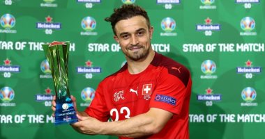 يورو 2020.. شاكيرى أفضل لاعب فى مواجهة سويسرا ضد تركيا