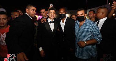 شيكابالا ونجوم الزمالك يشعلون "فرح" محمد عبد الغنى فى الشروق.. صور