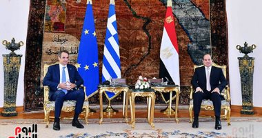 الرئيس السيسي: العلاقات بين مصر واليونان شهدت تناميا ملحوظا بمختلف المجالات.. صور