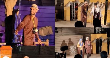 عرض مسرحى مميز بقصر ثقافة نجع حمادى فى قنا بعنوان "ساحر الصحراء".. صور 