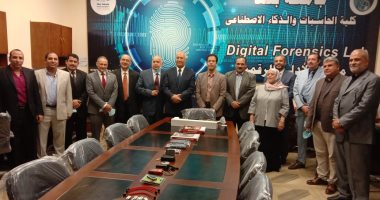 الأول من نوعه بالجامعات المصرية.. افتتاح معمل الأدلة الرقمية بحاسبات بنها